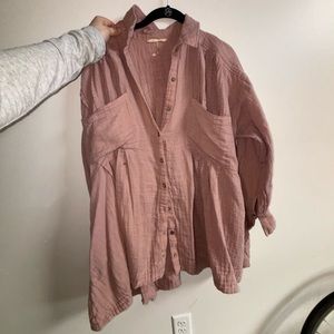 Free People Voyager shirt dress